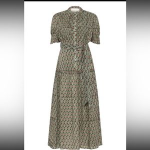 Daughters of India Prairie Dress- Sage XS (fits like XXS)